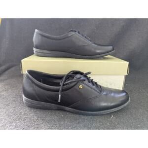 Easy Spirit Motion Walking Comfort LEATHER Shoe Women Size 8.5 N Black